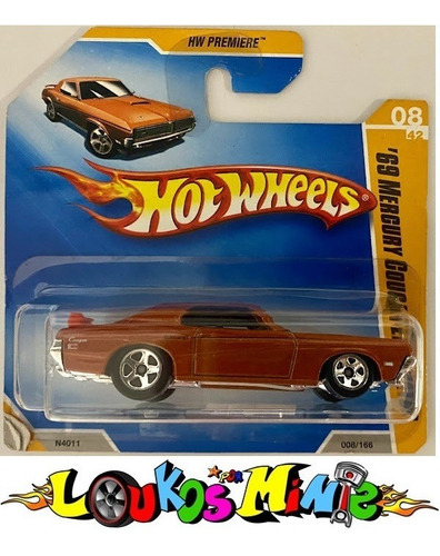 Hot Wheels '69 Mercury Cougar Eliminator 2009 Premiere Curta