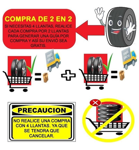 Paquete 2 Llantas 225/75r16 Hankook Rh12 Dynapro Ht 104t 6c