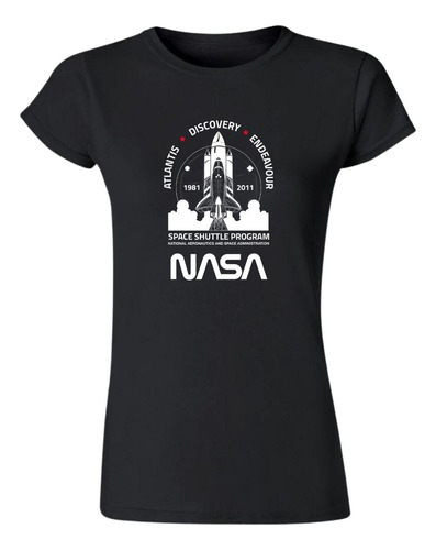 Playera Deportiva Mujer Nasa Cohete