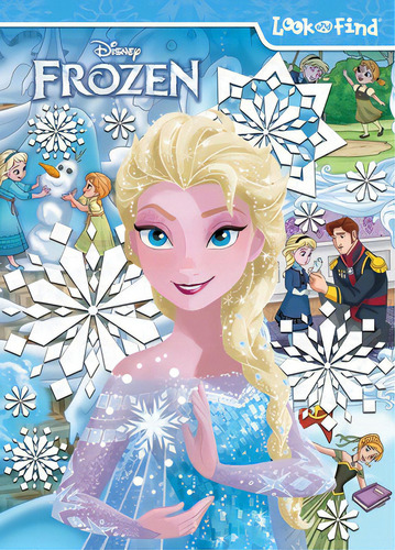 Disney Frozen: Look And Find, De Mawhinney, Art. Editorial Pi Kids, Tapa Dura En Inglés
