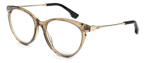 Armação Óculos Colcci Luna C6155j2952 Feminino Retrô Cor Marrom