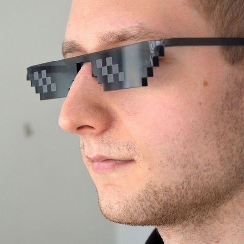 Imagen 9 de 9 de 10 Gafas De Sol Divertidas Para Gafas De Sol, 8 Bits Pixelad