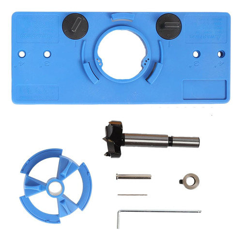 Plantilla De Bisagra Oculta De 35 Mm, Juego De Brocas Para G