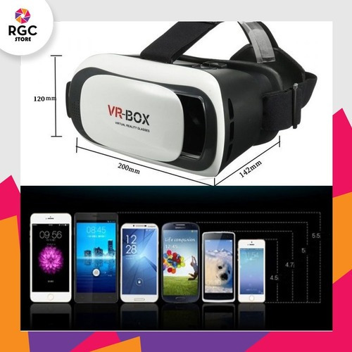 Imagen 5 de 11 de Anteojos Vr Box Realidad Virtual Lentes 3d Joystick Control Casco Smartphone Para Celular Entretenimiento Portatil