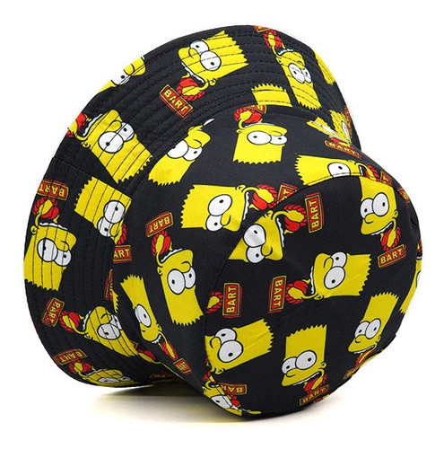Gorro Pescador Reversible Los Simpsons - Bart Gorros