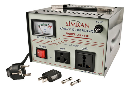 Transformador Convertidor De Voltaje Simran 500w 110v A 220v