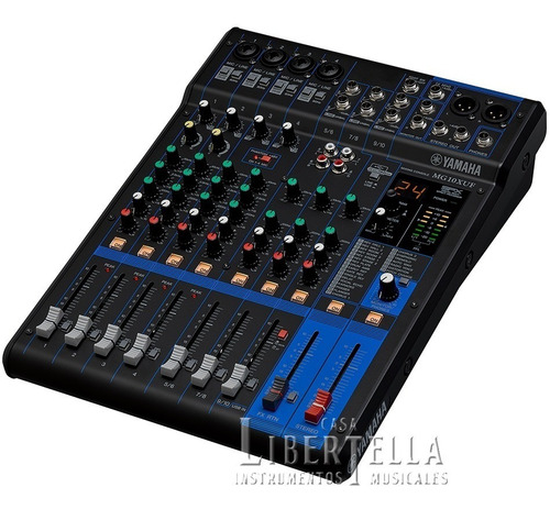 Consola Yamaha Mg10xuf Usb Faders 10 Canales Nueva Garantia