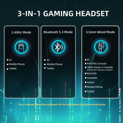 Headtset Gamer Sem Fio Attack Shark Com Microfone L80pro