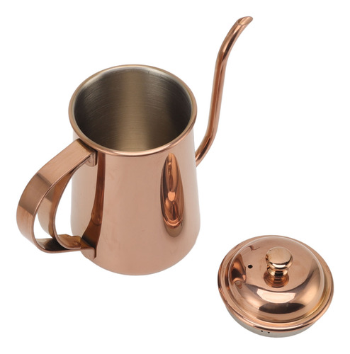 Chaleira De Café Gooseneck De Aço Inoxidável 650ml Pour Over