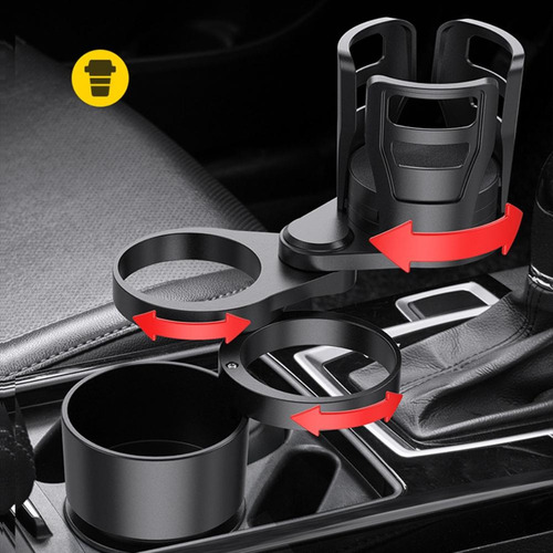 Adaptador Expansor Multifuncional Para Portavasos De Coche D