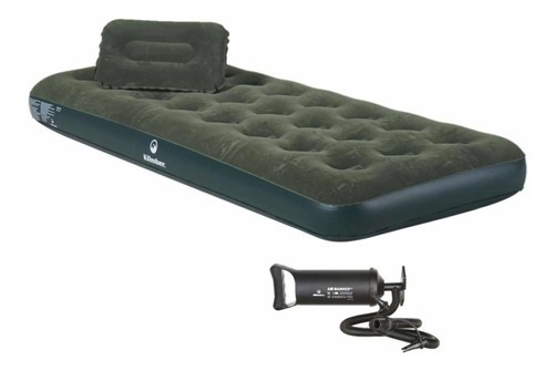 Imagen 1 de 7 de Colchón Inflable Klimber Individual + 1 Almohada + Inflador