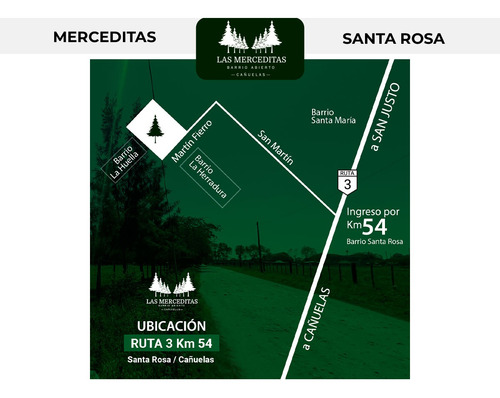 Terreno En Venta De 1203m2 En El Barrio Merceditas Cañuelas