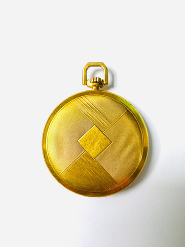 Relógio De Bolso Classic 17 Rubis Antigo (funcionando) Dourado-escuro