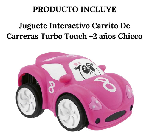 Juguete Interactivo Carrito De Carreras Turbo Touch +2 Años