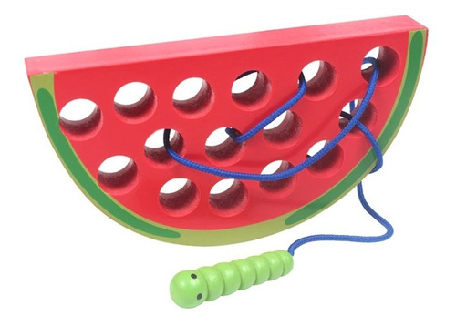 Imagen 2 de 7 de Juguete De Enhebrar Para Niños Juegos Didacticos Montessori