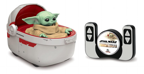 Star Wars The Mandalorian Cochecito Grogu & Hover A Control