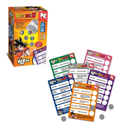  Jogo De Dados E Cartas Kazaa Dragon Ball Z 1261 Elka