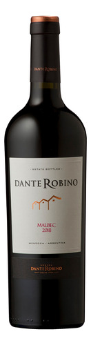 Vino Malbec Dante bodega D. Robino 750 ml en estuche de no tiene