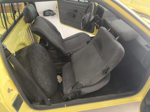 Vw Saveiro Amarelo Sunny Cl 1.6 Placa Preta Com 5 Bbs 14