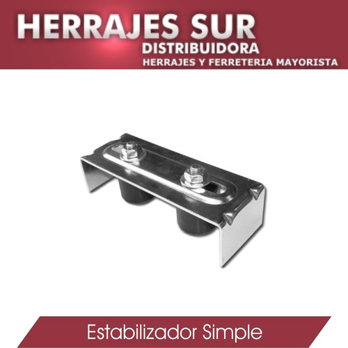 Imagen 2 de 9 de Estabilizador Simple Rodillos Porton Corredizo