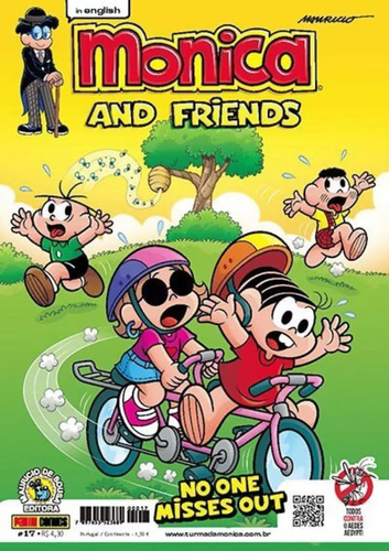 Gibis Em Inglês Mônica And Friends, Kit Com 05 Gibis Novos E Sem Repetir