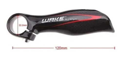 Imagen 2 de 3 de Lixada 2pcs De Fibra De Carbono Mtb Bicicleta Manubrio Ba