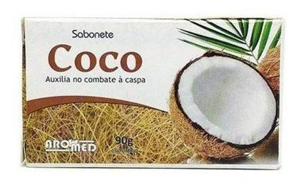 Kit Com 48 Sabonete De Coco Anti-caspa Aromed 90g Cada