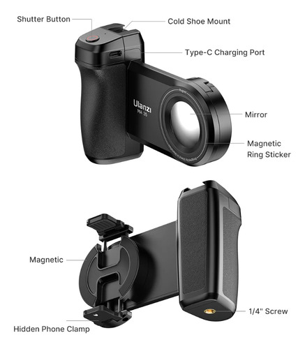 Ulanzi Ma35 Smartphone Handle Grip (pinza O Magsafe)