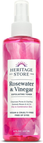 Heritage Tóner Exfoliante Agua Rosas + Vinagre Sidra Manzana