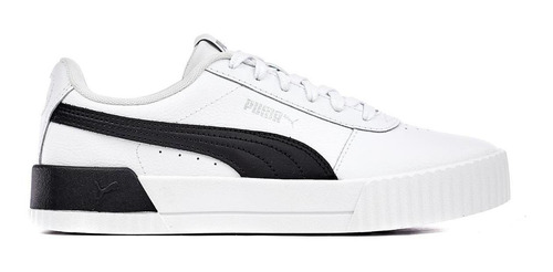 Calzado Dama Puma Carina Talle 36 Al 41 Blanco/negro