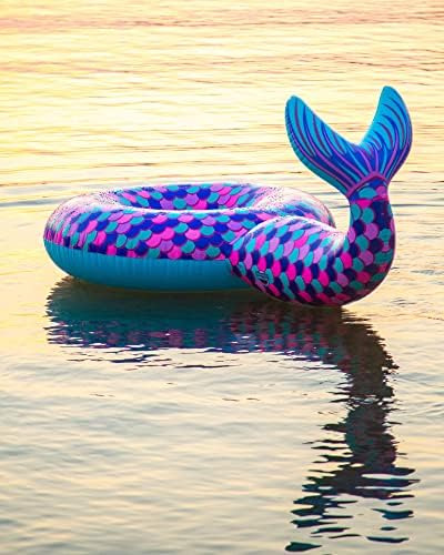 Inc Giant Mermaid Taii Pooi Fioat, Divertido Juguete Inflabl
