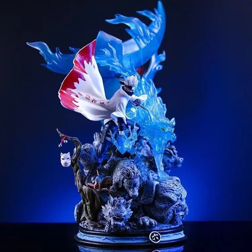 Brinquedo De Bonecos De Ação Com Estátua De Kakashi Em Pé De
