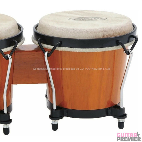 Imagen 9 de 9 de Bongo Toca Synergy 2100 Profesional 6 - 6¾ Parches Cuero
