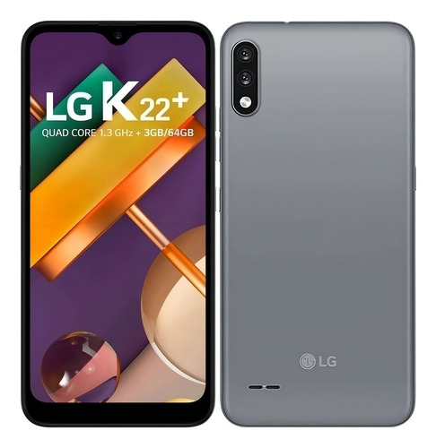 LG K22+ Dual SIM 64 GB titan 3 GB RAM