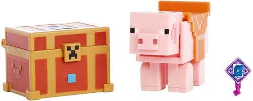 Minecraft Figura Acción Dungeons Piggybannk Tielie 1 Pk