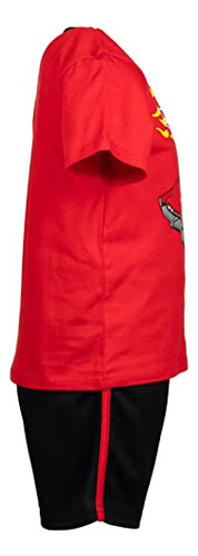 Hot Wheels Conjunto De Pantalones Cortos De Malla Con Camise