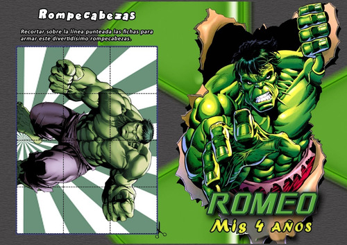 20 Libros P/pintar Super Heroes Marvel Personalizados 15x21