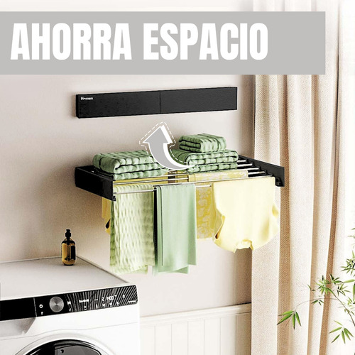 Tendedero Colgador De Ropa Retractil De Pared Que Se Esconde