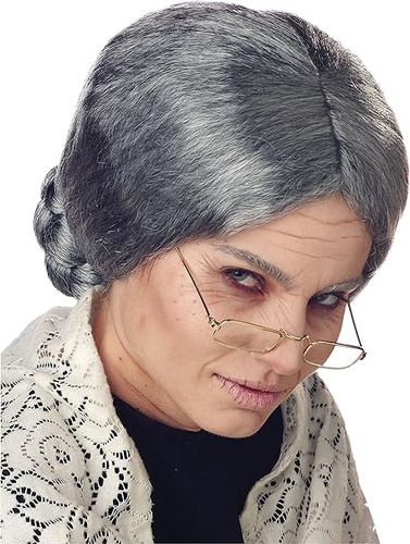 Disfraces California Mujer Grandma Peluca