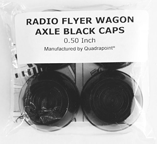 Radio Flyer Wagon Parts Eje Caps 0.50 Nuevo Negro Caps Por Q