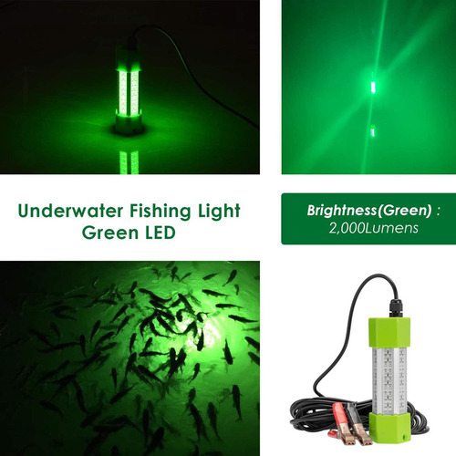 Cebo Sumergible De 12v 70w 108 Led Luz De Pesca Shad Calamar