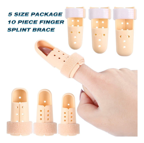 . 10 Piezas Mazo For Férula Protector Dedo Apoyo For Dedos