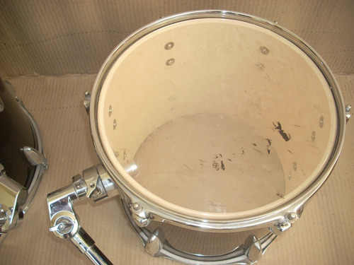 2 Toms 12 Y 13 Bateria Y 2 Holders Percusion Adulto Krest (Usado)