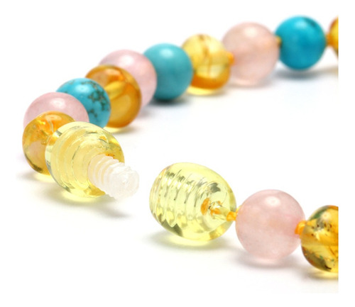 . Nuevo Diseño Con Cuentas Collar Kallaite Ámbar Bebé Mujer