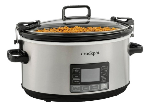 Olla De Cocción Lenta Programable Portátil Crock-pot De 7 Cu