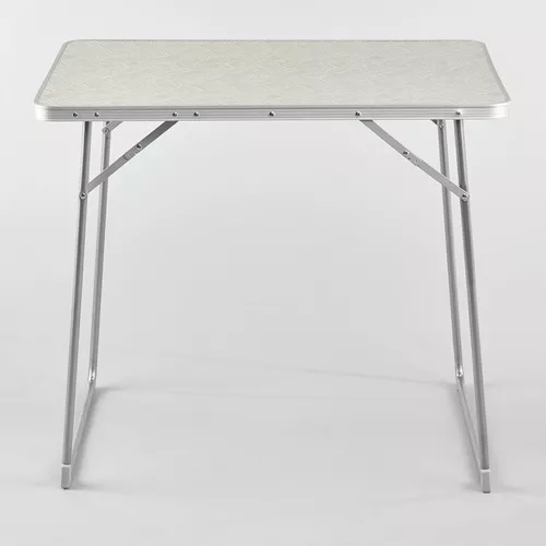 Mesa plegable para 4 o 6 personas para camping Quechua gris