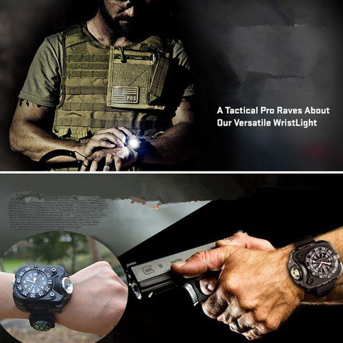 Reloj Led Superbrillante Para Hombre 3 En 1