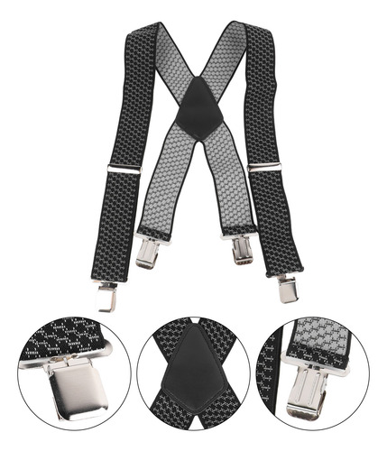 Tirantes De Vestir Para Hombre, Estilo Simple, Espalda En X,