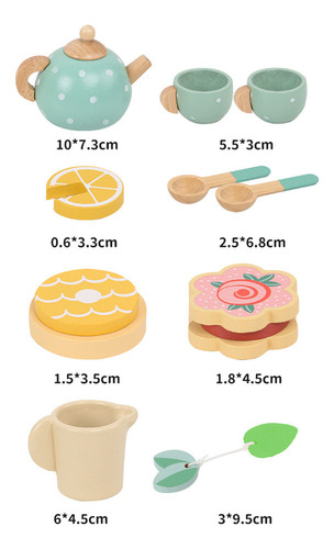 A A Tetera, Taza, Juego De Té, Juguete De Madera