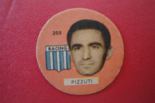 Figuritas Sport Año 1960 Pizzuti 205 Racing Club